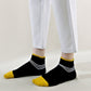 Men's 6pk Striped Casual Breathable Cotton Ankle Socks