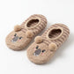 Fuzzy Bear Slipper Socks 2 Pair US 5-10.5