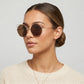 Oversized Mirrored Lens Round Cat Eye Sunglasses Chic Fashion Accessory Trendy Statement Eyewear