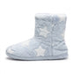 Fuzzy Heart Slipper Boots