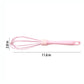 3-Piece Mini Silicone Whisk Set for Baking, Mixing and Kitchen Prep