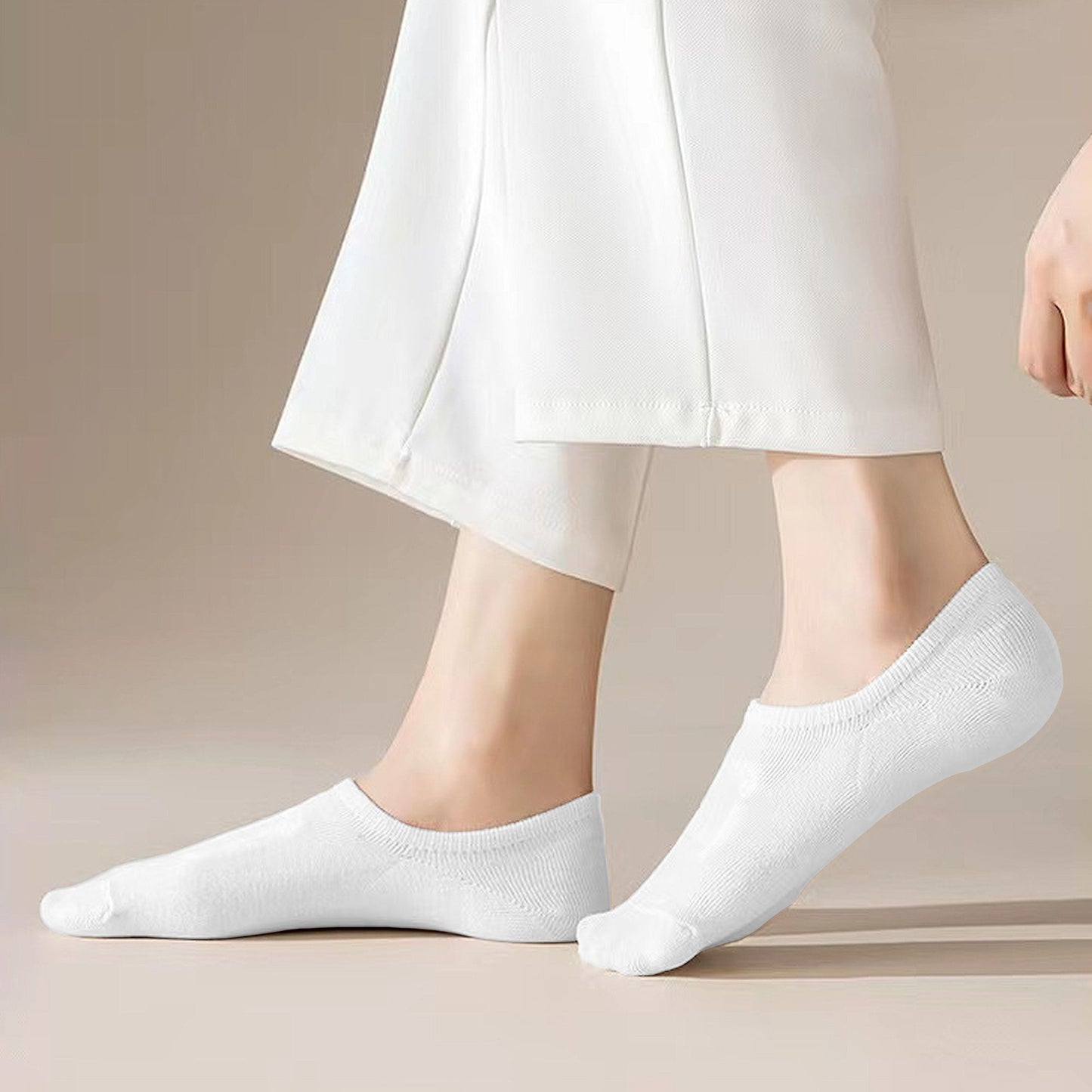 Non-slip No Show Socks 6pk Invisible Liner Adorable Bear