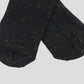 Chic Style Solid Speckled Crew Socks Non Slip Cotton for Casual 2 Pairs 4 Season