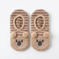 Fuzzy Bear Slipper Socks 2 Pair US 5-10.5