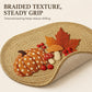 Fall Pumpkin Bath Mat Soft Absorbent Accent Rug 15.7 x 23.6 Inches