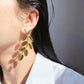 Women's Leaf Branch Drop Earrings