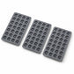 Mini Donut Silicone Baking Mold Set of 3 Nonstick Tray for Home Baking Treats
