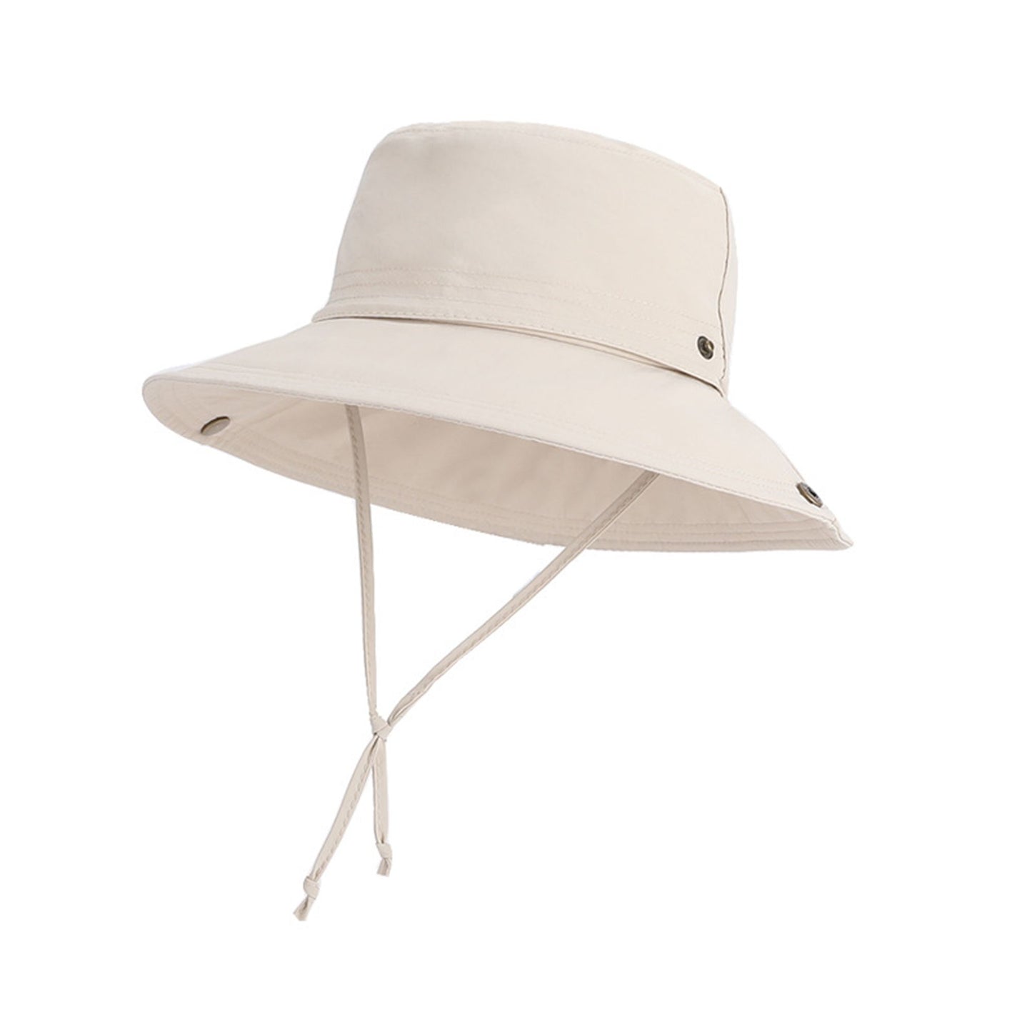 Foldable Wide Brim Bucket Hat with Chin Strap for Sun Protection and Outdoor Hiking Travel Beach Adventures