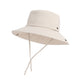 Foldable Wide Brim Bucket Hat with Chin Strap for Sun Protection and Outdoor Hiking Travel Beach Adventures
