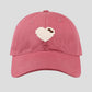 Women's Pixel Heart Wide - Brim Baseball Cap