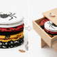 Halloween Trick or Treat Candy Bucket Foldable Goody Basket with Handle