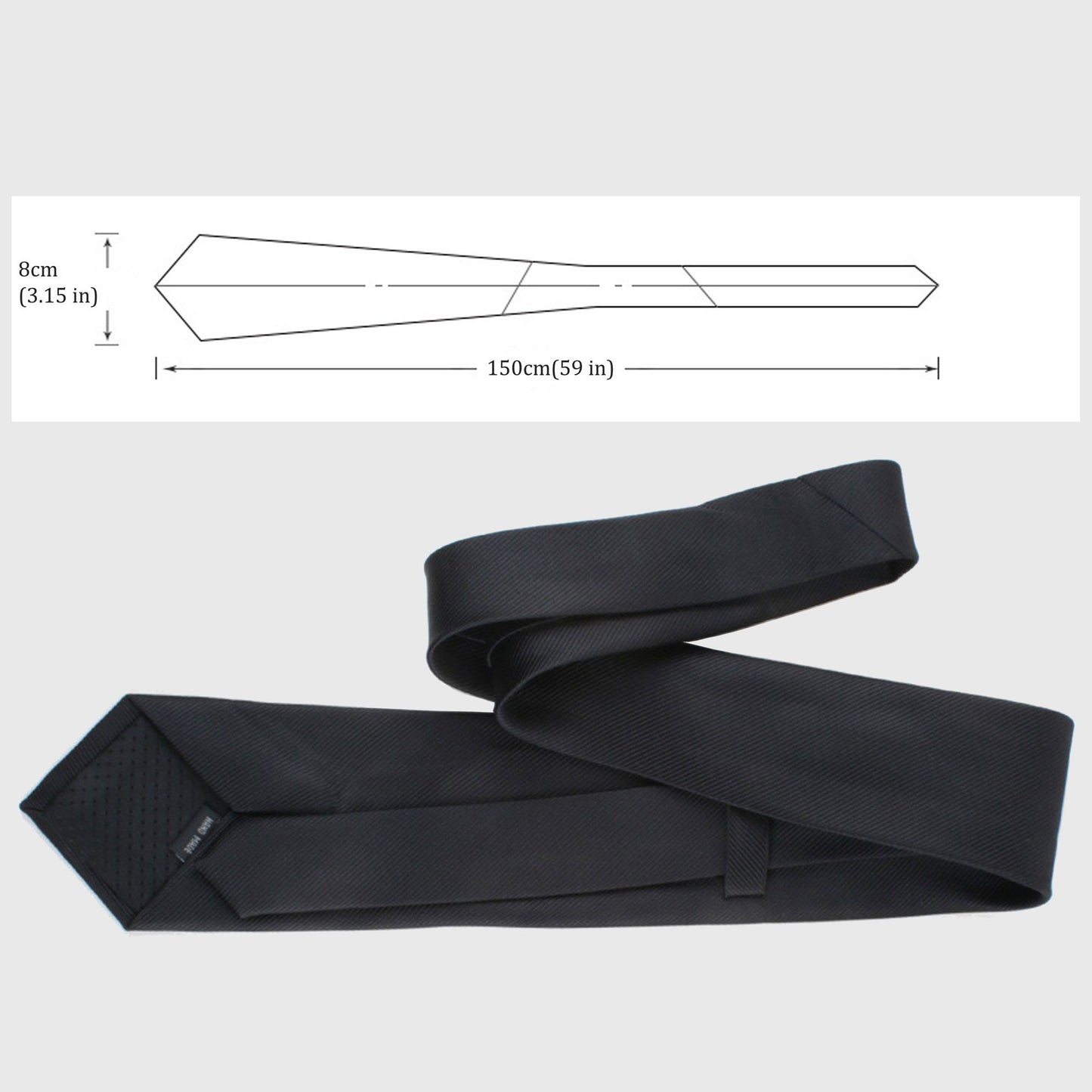 Men's Polyester Tie - Formal Necktie for Business, Weddings & Daily Professional Wear
