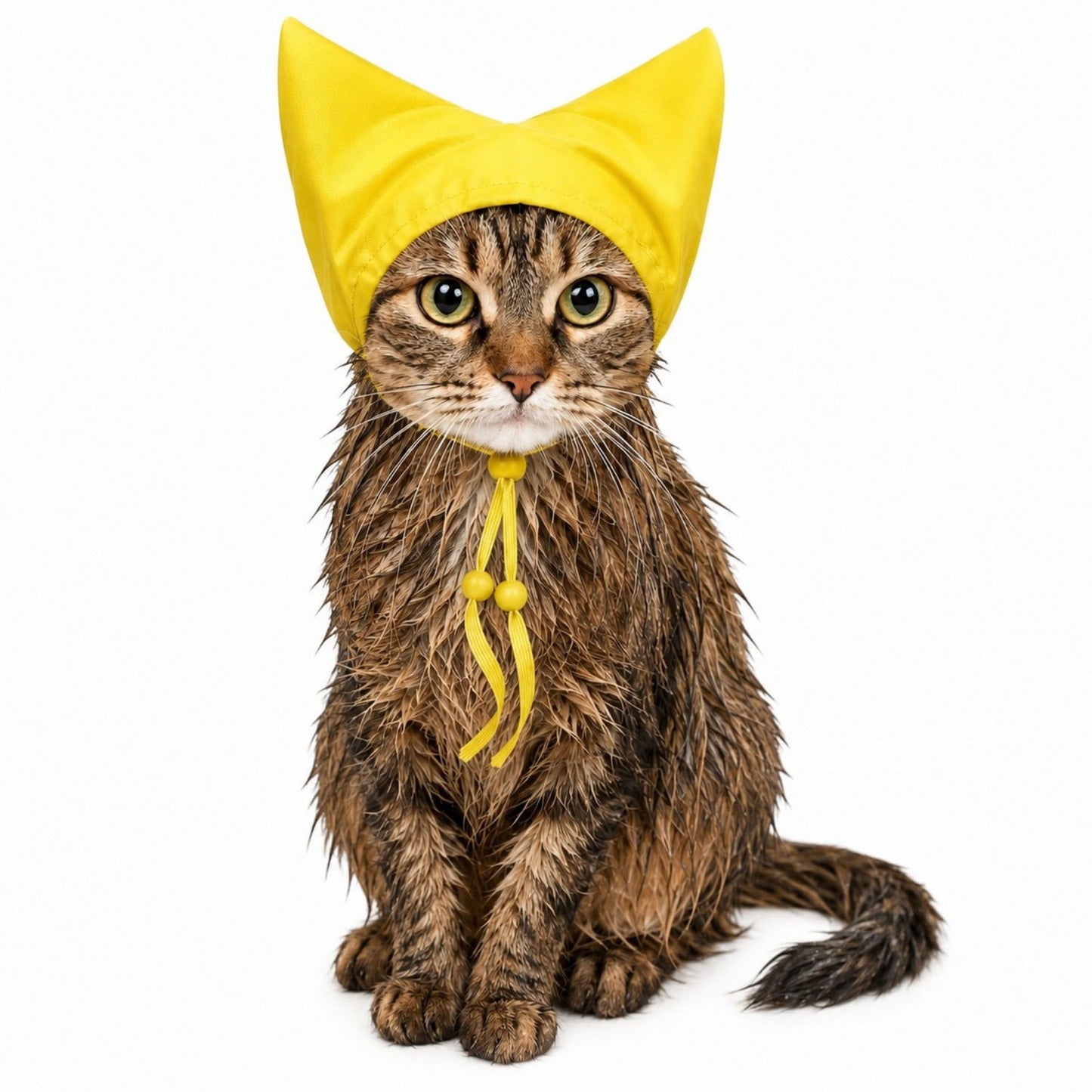 Cat Bathing Hood with Adjustable Drawstring Ear Cover