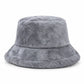 Faux Fur Bucket Hat Soft Plush Winter Casual Fashion Hat