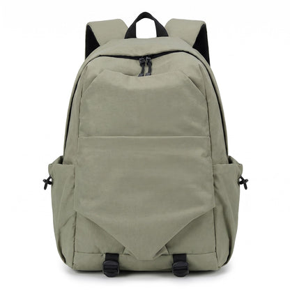 Large Casual Backpack with Multiple Pockets Adjustable Straps and Buckle Details