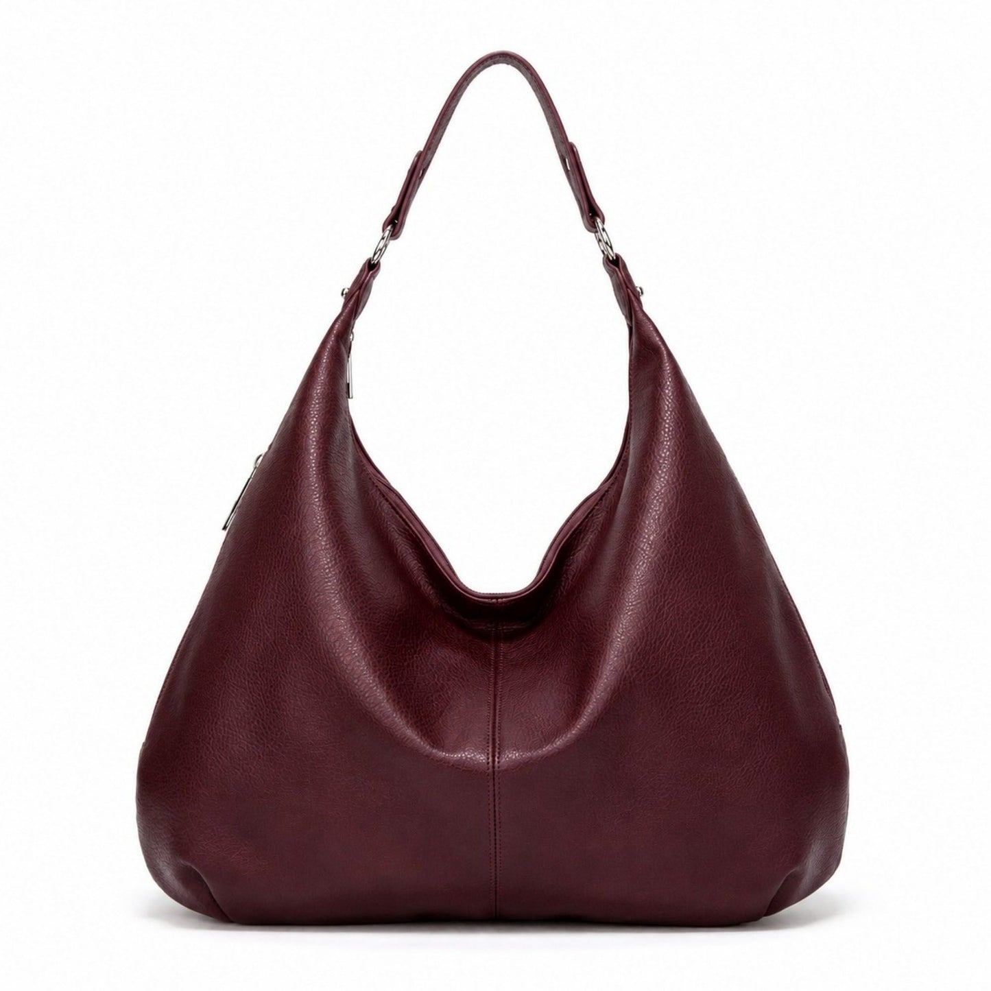 Oversized Slouchy Hobo Shoulder Bag with Adjustable Strap