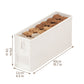 Storage Bin Linen Closet Organizer Basket Foldable Drawer Organizer for Clothes Socks Towels