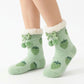 Fuzzy Strawberry Bow Crew Socks  US 5-10.5
