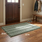 Chenille Bath Mat with Plush Noodle Texture and Non Slip Backing