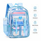 Clear Backpack with Multiple Pockets and Padded Straps