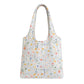 Embroidered Floral Tote Bag for Women, Lightweight Canvas Shoulder Bag for Everyday Use