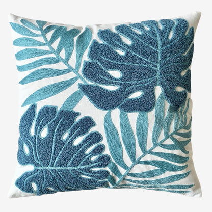 Canvas Throw Pillow 17.7*17.7 in Mixed Leaf Towel Design