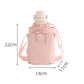 Water Bottle Carrier Bag with Phone Pocket Adjustable Crossbody Strap for Walking Travel