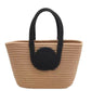 Woven Cotton Rope Handbag Open Top Handbag for Casual and Everyday Use