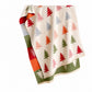 Christmas Tree Print Oversized Scarf Holiday Winter Wrap with Fringe Edge 70.8*25.6 Inches
