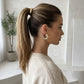 Gold Tone Hair Ties Set 6 Pack Accent Elastic Ponytail Holders Minimalist Hair Accessories