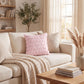 Plush Heart Textured Throw Pillow Cover Soft Fuzzy Decorative Cushion Cover for Sofa Bed Chair
