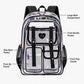 Clear Backpack with Multiple Pockets and Padded Straps
