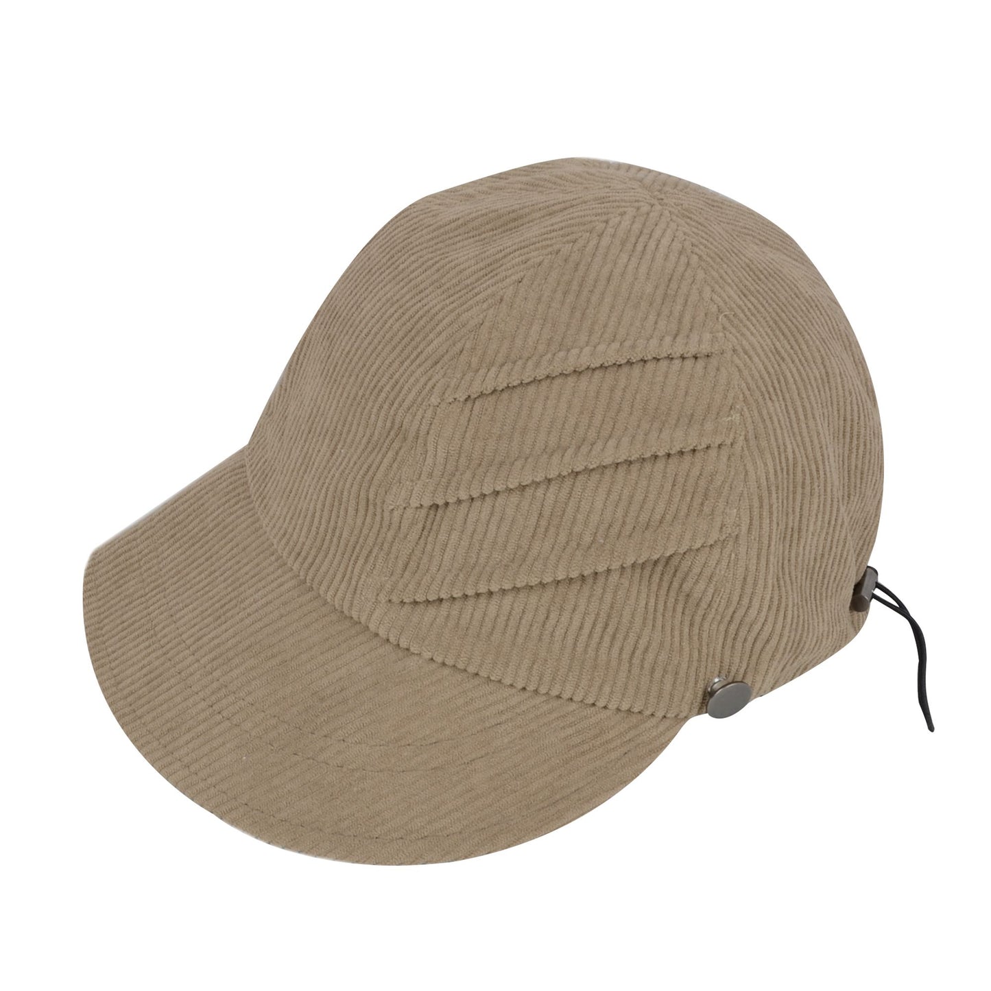Corduroy Bucket Hat Wide Brim Adjustable Fit Casual Fall Winter Hat