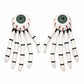 Halloween Skeleton Hand Eyeball Hair Clips 2pc