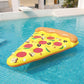Inflatable Food-Themed Pool Lounge Float with Backrest Durable PVC Water Float for Pool Beach Lake 68.9x68.9in