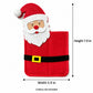 4pk Santa Christmas Silverware Holders