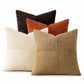 4 Pack Patchwork Corduroy Throw Pillow Covers 18 x 18 Inch for Sofa and Bed