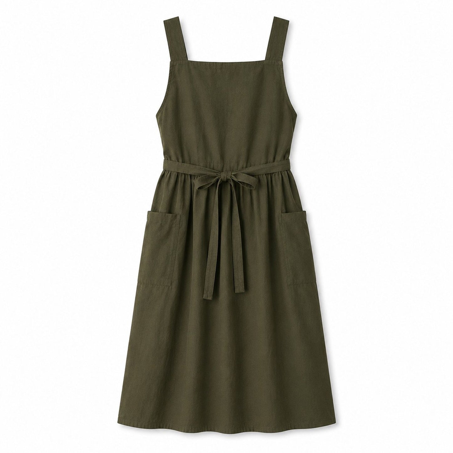 Water Resistant Cross Back Apron with Pockets and Waist Tie