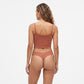 2 Pack Seamless Hipster and Thong Underwear Set