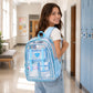 Clear Backpack with Multiple Pockets and Padded Straps