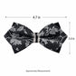 Pre Tied Paisley Bow Tie with Rhinestone Accent for Formal Wear