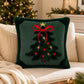 2pc Christmas Tree Plush Pillow Covers 17.7 x 17.7 in