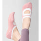 3-Pair Anti-Slip Ballet Grip Socks with Elastic Strap for Yoga, Pilates, and Barre