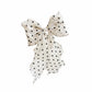 2pcs Polka Dot Chiffon Bow Hair Clip with Flowing Ribbon Tails and Lightweight Sheer Fabric