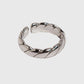 Women's Twisted Open Cuff Ring - Adjustable Statement Ring for Daily & Stylish Wear