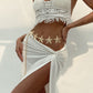 Starfish Metal Waist Chain Adjustable Beach Body Belt Ocean Inspired Waist Jewelry