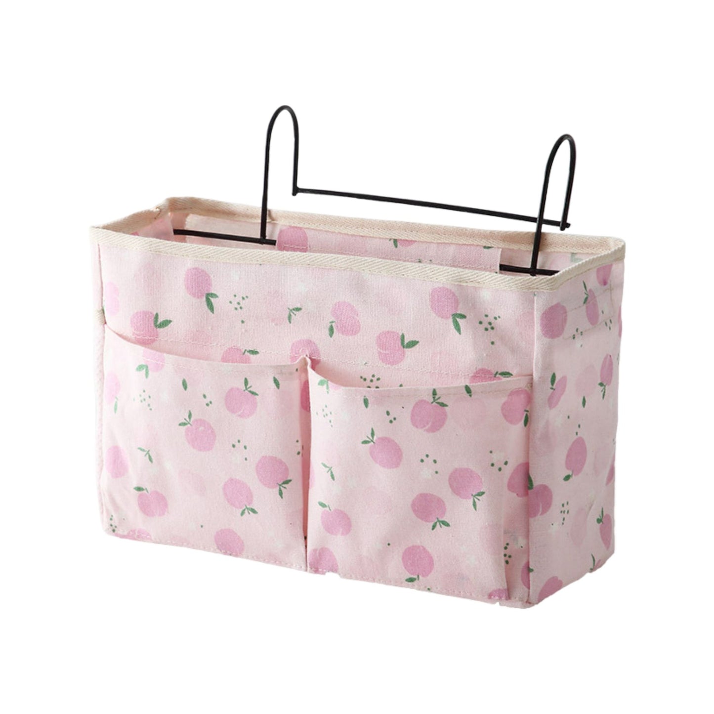 Bedside Hanging Storage Organizer with Multiple Pockets Desk Side Storage Caddy for Dorm Bedroom