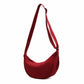 Nylon Crescent Crossbody Bag with Adjustable Strap Lightweight Casual Shoulder Bag