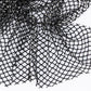 Rhinestone Mesh Head Wrap Sparkle Tie Back Hair Scarf
