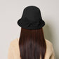 Bow-Accented Cloche Hat